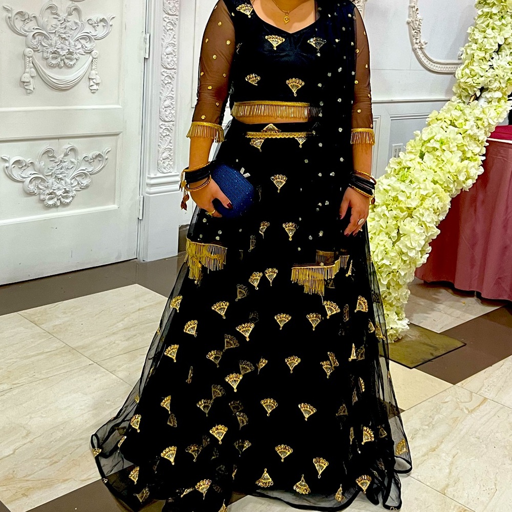 Black lehenga choli